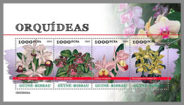 GUINEA-BISSAU 2023 MNH Orchids Orchideen M/S – OFFICIAL ISSUE – DHQ2422 - Orchidées
