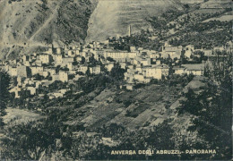 Cc749 Cartolina Anversa Degli Abruzzi Panorama Provincia Di L'aquila Abruzzo - L'Aquila