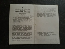 Josephine Daniëls ° Beverst 1902 + Bilzen 1970 X Arnold Ketelslegers (Fam: Gorissen - Vanroye) - Obituary Notices