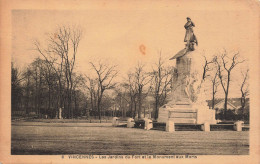 P6-94-Vincennes -les Jardins Du Fort Et Le Monument Aux Morts - Vincennes