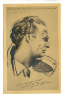 Rare CPA Illustration Portrait MERMOZ "A Tous Les Amis De J. M. Aidez-nous à Voler, Soyez Généreux Pour Notre 1er Avion - Aviateurs