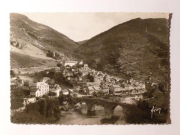 SAINTE ENIMIE (48/Lozère) - Gorges Du Tarn - Vue Du Village , Pont , Montagnes - Other & Unclassified