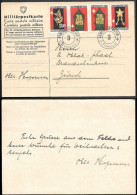 Switzerland Fieldpost Postcard 1939. Stab 3.Armeekorps Militärpostkarte - Covers & Documents