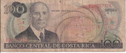 BILLETE DE COSTA RICA DE 100 COLONES DEL AÑO 1982 (BANKNOTE) - Costa Rica