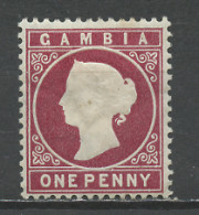 Gambie - Gambia 1880 Y&T N°6 - Michel N°6 * - 1p Victoria - Gambia (...-1964)