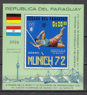 Olympia 1972:  Paraguay  Bl ** - Summer 1972: Munich