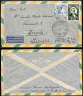 Brazil Cover Mailed To Switzerland 1946 - Brieven En Documenten