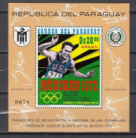 Olympia 1972:  Paraguay  Bl ** - Summer 1972: Munich