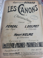 PATRIOTIQUE /  LES CANONS / LELIEVRE MARINIER HALET - Scores & Partitions