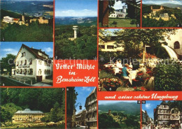 71952992 Bensheim Bergstrasse Vetters Muehle Burg Frankenstein Melibokus Schloss - Bensheim