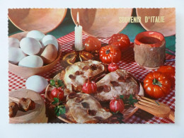 RECETTE CUISINE - Valdôtaine - Cotelettes De Veau - Recette Piémont / Italie - Carte Postale - Recipes (cooking)