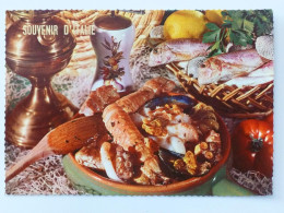 RECETTE CUISINE - Cacciucco - Soupe Poissons / Région Toscane , Italie - Carte Postale - Ricette Di Cucina