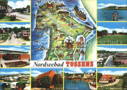 71952977 Tossens Nordseebad Hauptstrasse Badeleben Kirche Campingplatz Butjading - Other & Unclassified