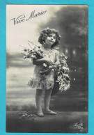 * Fantaisie - Fantasy - Fantasie (Enfant - Child - Kind) * (Fauvette 1559) Vive Marie, Girl, Fille, Fleurs, Flowers, Old - Portraits