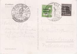 Postkarte Mit Aufdruckfehler - Lettres & Documents