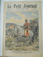 Le Petit Journal N°406 - 28 Aout 1898 - LE NEGUS MENELIK A ADOUA - LE COMTE RAYMOND ROGER A CARCASSONNE - Le Petit Journal