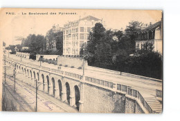 PAU - Le Boulevard Des Pyrénées - état - Pau