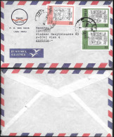 Peru Lima Cover Mailed To Austria 1972. Inca Festival Stamps - Pérou