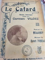 PATRIOTIQUE /  LE CAFARD/  MILLANDY PANELLA / CARMEN VILDEZ - Noten & Partituren