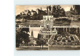 71945799 Bernburg Saale Schloss Kreiskulturhaus Blumenuhr Rosenhaag Bernburg - Bernburg (Saale)