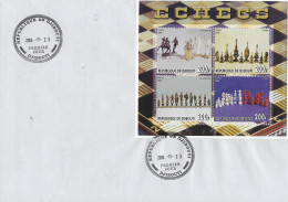Chess FDC 2006 Chesspieces Russie Allemagne France - Scacchi