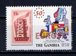 Europa 50 Ans 2005 Gambie - Gambia Y&T N°4492 - Michel N°5600 ***- 50d 50 Ans Europa - Ideas Europeas