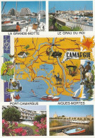 *CPM - 30 - LA CAMARGUE - Plan Touristique - Sonstige & Ohne Zuordnung