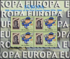 Europa 50 Ans 2005 Gambie - Gambia Y&T N°F4490 - Michel N°KB5598 ***- 35d EUROPA - Ideas Europeas