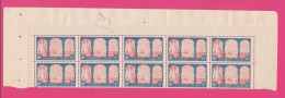 Bloc 9 Timbres France 1930 Centenaire Algérie Française Y&T N°263 50c Neufs - Unused Stamps