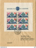 Giornata Filatelica "Fiori" Lire 200 Foglietto N. 14 Su Busta - Unused Stamps
