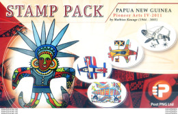 Arte Locale. Mathias Kauage 2011. Presentation Pack. - Papua New Guinea