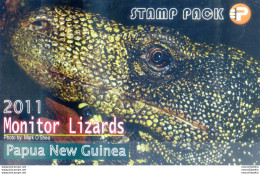 Fauna. Rettili 2011. Presentation Pack. - Papoea-Nieuw-Guinea