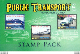 Trasporti Pubblici 2013. Presentation Pack. - Papoea-Nieuw-Guinea