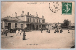 (61) 1074, Flers, La CPA 59, La Gare - Flers