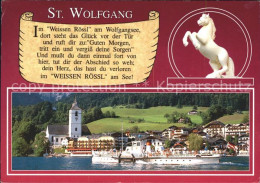 71944932 St Wolfgang Wolfgangsee Kirche Weisses Roessl Ausflugsschiff St. Wolfga - Autres & Non Classés