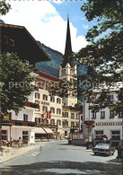 71944927 Bad Hofgastein Strassenpartie Mit Kirche Bad Hofgastein - Sonstige & Ohne Zuordnung