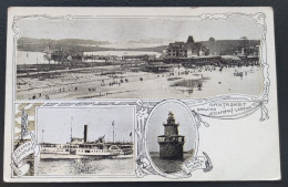 United States -  Nantasket. Steamboat Landing. Steamer Mayflower. Deer Island Lighthouse - Other & Unclassified