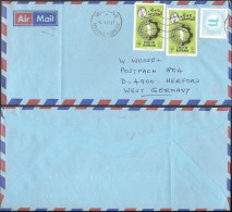 Bahrain Cover Mailed To Germany 1981 - Bahrain (1965-...)