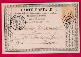 N°55 GC 4927 NEUILLY SUR MARNE SEINE ET OISE ETIQUETTE PUB PHARMACIE CARTE PRECURSEUR LETTRE - 1849-1876: Classic Period