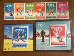 1978. Campionatul Mondial De Fotbal Argentina - Unused Stamps