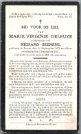 Bidprentje Ronse - Deleuze Marie Virginie (1873-1927) - Devotion Images