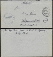 Germany WW2 Heereswaffenmeisterschule Offenburg Fieldpost Cover 1944 - Cartas & Documentos