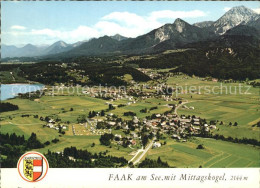 71944754 Faak Am See Finkenstein Mit Mittagskogel Fliegeraufnahme Finkenstein Am - Other & Unclassified