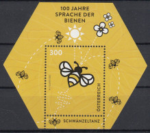 AUSTRIA 2023 Beekeeping Bees.BLOCK.MNH - Api