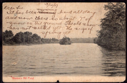 United States - 1907 - Brunswick - Westons Mill Pond - Autres & Non Classés