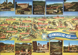 71944664 Bad Urach Landkarte Schwaebische Alb  Bad Urach - Bad Urach