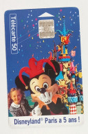 Télécarte Disneyland Paris 5 Ans - 1997