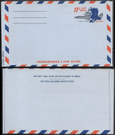 USA 11c Aerogramme Cover 1960s Unused. President JFK Kennedy - Brieven En Documenten
