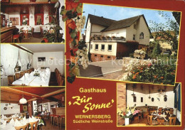 71944610 Wernersberg Pfalz Gasthaus Zur Sonne Wernersberg - Autres & Non Classés