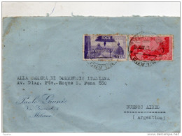 1947   LETTERA CON ANNULLO  MILANO   X     ARGENTINA - 1946-60: Poststempel